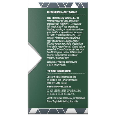 Nature's Own Bodyfuel 50+ Multivitamin for Seniors - 60 Tablets