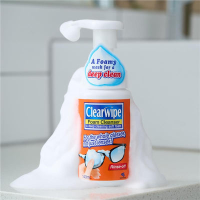 Clearwipe Foam Cleanser 140ml - Ultimate Lens Care Solution