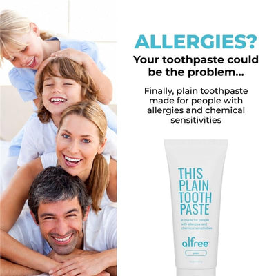Alfree Plain Toothpaste 100g - Gentle Oral Care