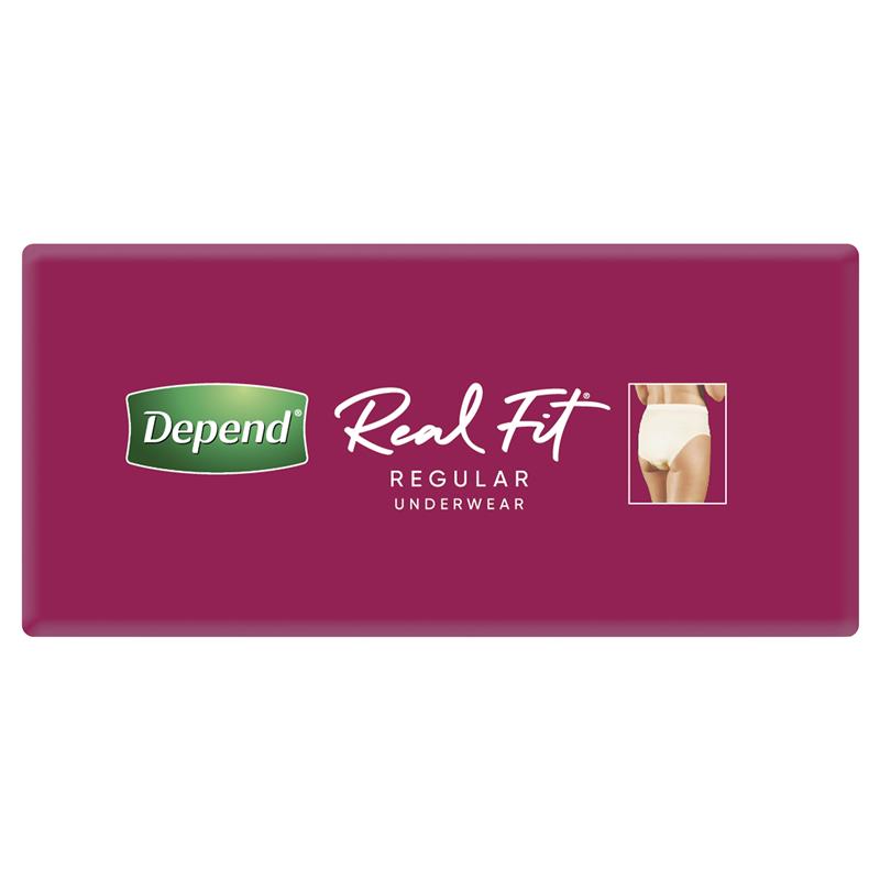 Depend Real Fit Underwear for Women - Large - 8 Pack-Auzzi Store