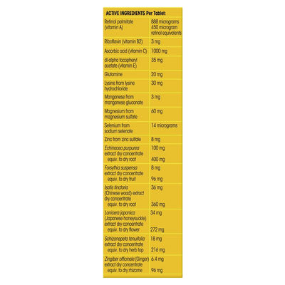 Frequent Flyer Orange Immunity Boost Vitamin C & Zinc Tablets - 15