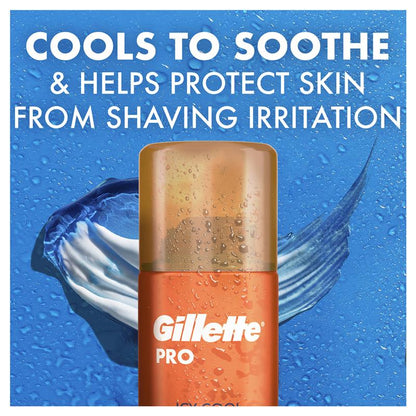 Gillette Pro Icy Cool Shave Gel 70g with Aloe Vera & Menthol