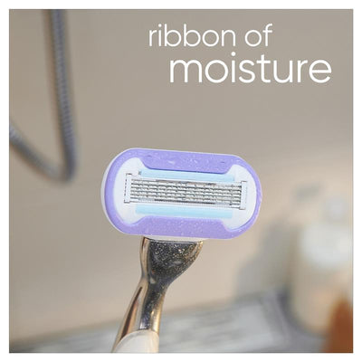 Gillette Venus Deluxe Smooth Swirl Razor + 2 Blade Refills - Women's Shaving Solution
