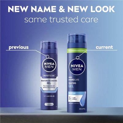 NIVEA MEN Protect & Care Moisturising Shave Gel with Aloe Vera, 200ml