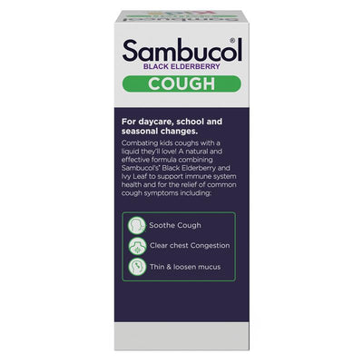 Sambucol Kids Cough Liquid - Black Elderberry 120ml