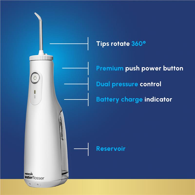 Waterpik Waterflosser Cordless Select White - 1 Pack - Auzzi Store