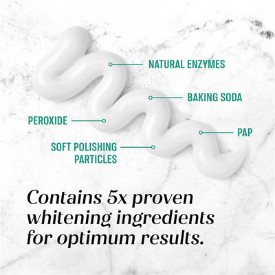 White Glo Professional Whitening Toothpaste 115g - Enamel Safe & Vegan