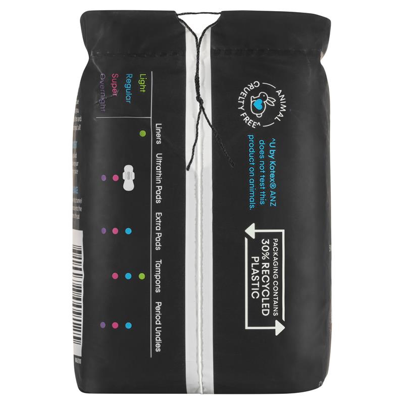 Kotex U Ultra Thin Wings Regular Pads, 14 Count – Leak Protection & Comfort