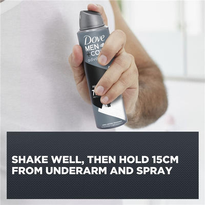 Dove Men+Care Invisible Dry Antiperspirant Spray 250ml, 72hr Protection