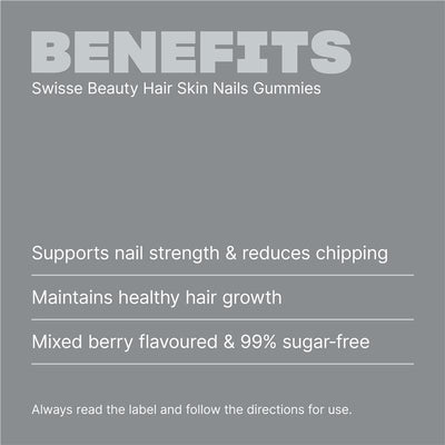 Swisse Beauty Hair Skin Nails Gummies - 50 Pack