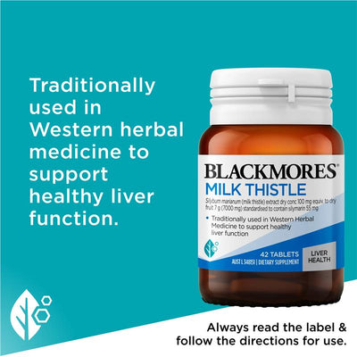 Blackmores Milk Thistle - 42 Tablets for Liver Support