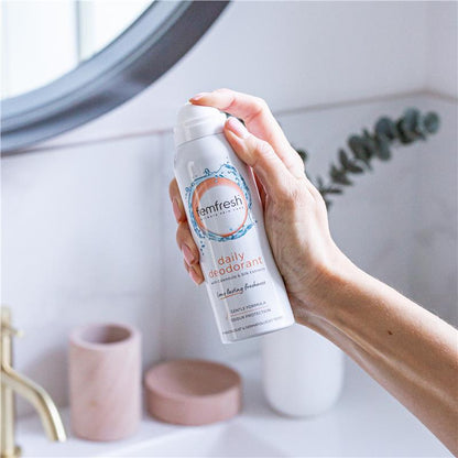 Femfresh 75g Hypoallergenic Deodorant Spray with Calendula & Silk, 8hr Protection