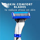 Gillette Mach3 Turbo Razor Cartridges 4-Pack – 3D Shave, 15 Uses – view 4 - Auzzistore