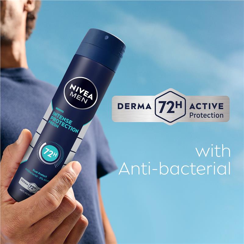 NIVEA Men Intense Protection 72H Fresh Anti-Perspirant Aerosol 250ml