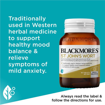 Blackmores St Johns Wort 90 Tablets - Mood Balance Support