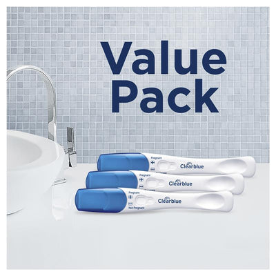 Clearblue Rapid Detection Pregnancy Test Kit, 3-Pack, 1-Minute Results