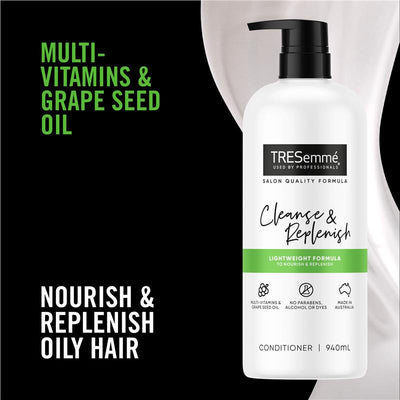 Tresemme Cleanse & Replenish Conditioner 940ml - Nourishing Care for All Hair Types