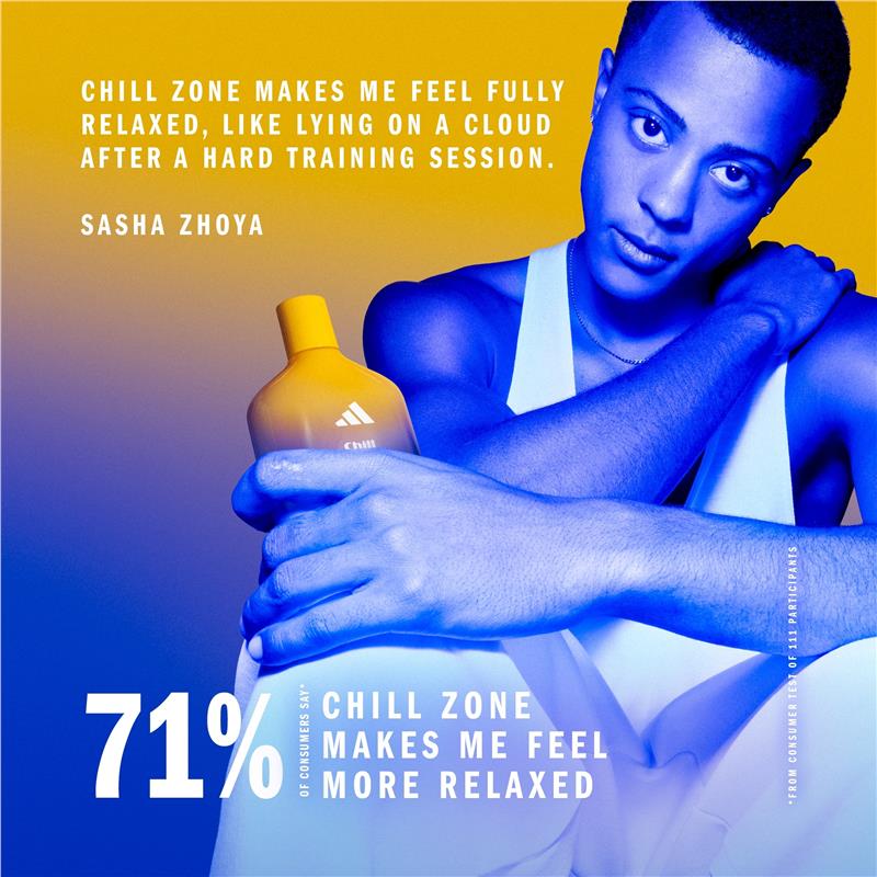 Adidas Vibes Chill Zone for Them Eau de Parfum 100ml - Relaxing Fragrance