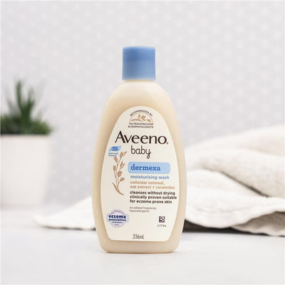 Aveeno Baby 236mL Dermexa Fragrance-Free Body Wash