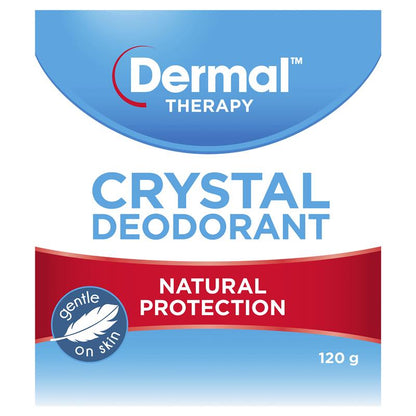 Dermal Therapy 120g Crystal Deodorant Stick – Aluminum-Free, Hypoallergenic