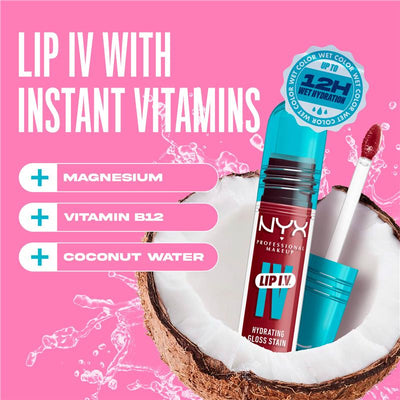 NYX Lip IV Hydrating Gloss Serum Blush Rush