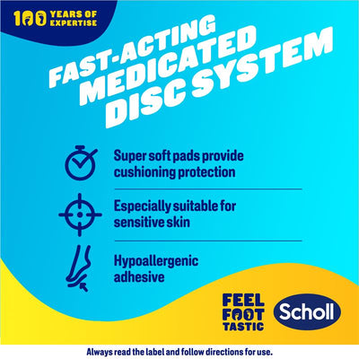 Scholl Corn Removal Medicated Disc Pads - 9 Pack