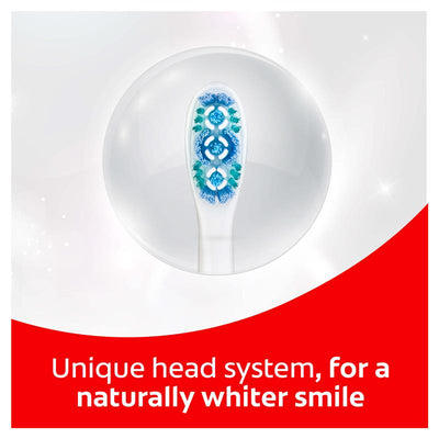 Colgate 360 Optic White Power Toothbrush - Medium with Vibrating & Polishing Bristles