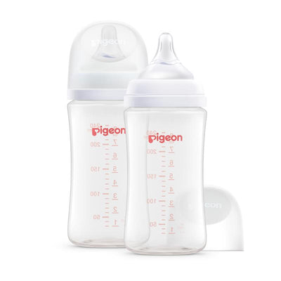 Pigeon SofTouch 240ml PP Bottle Twin Pack - Perfect for 3+ Months