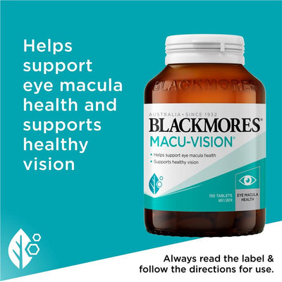 Blackmores Macu-Vision Eye Health Supplement - 150 Tablets