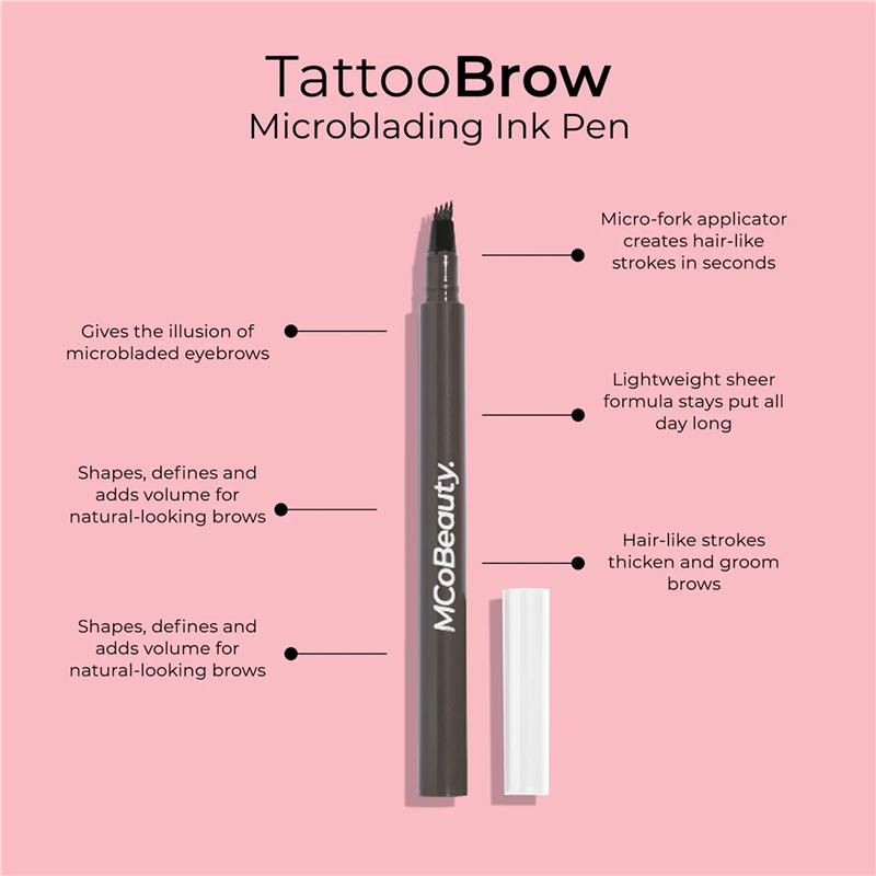 MCoBeauty Tattoo Brow Microblading Ink Pen Light/Med New