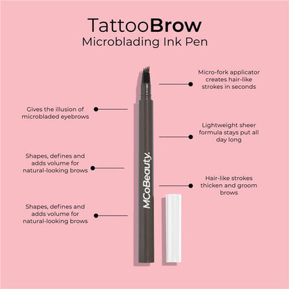 MCoBeauty Tattoo Brow Microblading Ink Pen Light/Med New