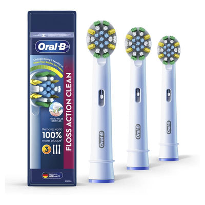 Oral-B Power Toothbrush Floss Action Refills - 3 Pack