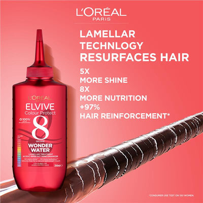 L'Oreal Paris Elvive Colour Protect Wonder Water 200ml - Shine & Hydration in 8 Seconds