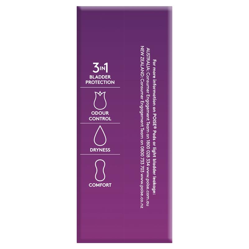 Poise Regular Pads for Bladder Leakage & Menstruation, 16 Pads