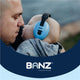 Banz Baby Hearing Protection Earmuffs - Sky Blue (3+ Months to 2 Years) – view 5 - Auzzistore