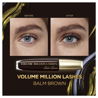 L'Oreal Paris Volume Million Lashes Balm Brown Mascara Boxed