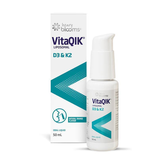 Henry Blooms VitaQIK Vitamin D3 & K2 Oral Spray - 50mL - Auzzi Store