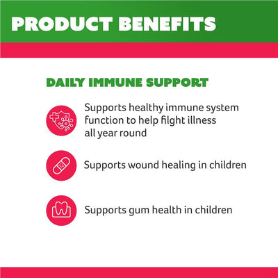 Cenovis Kids Vitamin C Chewable 250mg Strawberry - 150 Tablets