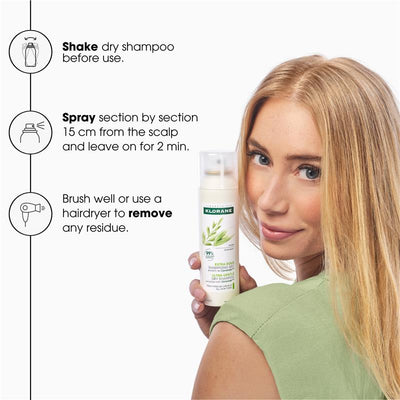 Klorane Dry Shampoo with Oat & Ceramide - 250ml