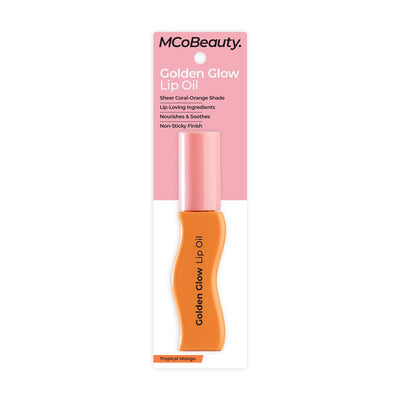 MCoBeauty Golden Glow Lip Oil Tropical Mango - Coral Orange