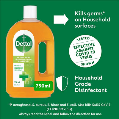 Dettol Antibacterial Household Disinfectant Liquid 750ml