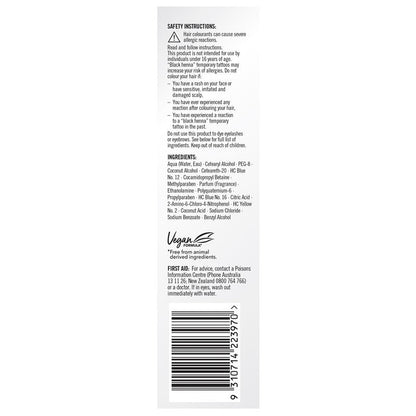Schwarzkopf LIVE Colour Deep Black - Semi-Permanent Hair Color, 75ml