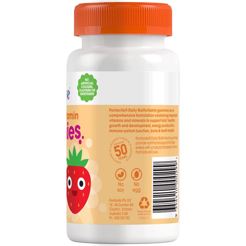 Pentavite Kids Daily Multivitamin Gummies – 60 Count
