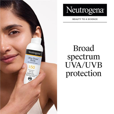 Neutrogena Ultra Sheer Body Mist Sunscreen SPF 50 - 140g