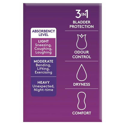 Poise Light Liners 18 Pack – Discreet Bladder & Menstrual Protection