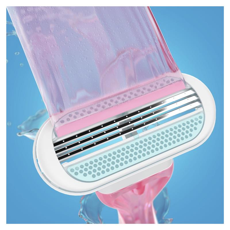 Gillette Venus Sensitive Disposable Razors 3-Pack – 3 Blades, Lubrastrip