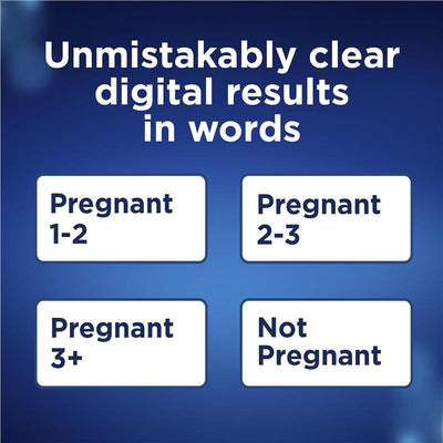 Clearblue Digital Pregnancy Test with Weeks Indicator 2 Pack
