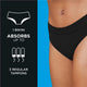 U By Kotex Bikini Regular Size 12 - Reliable Reusable Period Undies – view 5