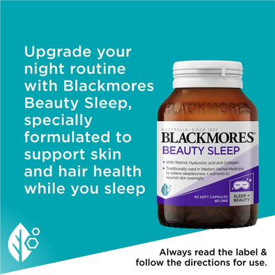 Blackmores Beauty Sleep - 60 Capsules for Restorative Sleep