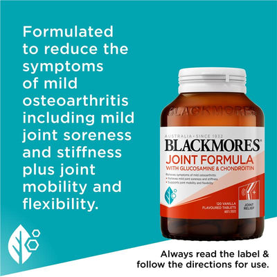 Blackmores Joint Supplement with Glucosamine & Chondroitin - 120 Tablets